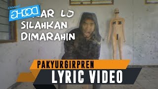 ECKO SHOW  PAKYURGIRPREN ft EDGAR x RUPIAH PAPER  Lyric Video [upl. by Renfred102]