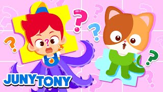 Whose Nose And Toes  Guess who I am  Animal Songs for Kids  JunyTony [upl. by Ailemaj476]