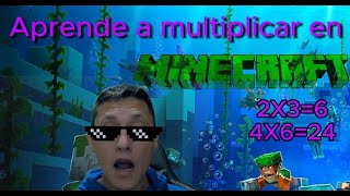 Multiplicación Divertida con Minecraft ¡Aprende Mientras Construyes 🧱👷 [upl. by Marasco322]