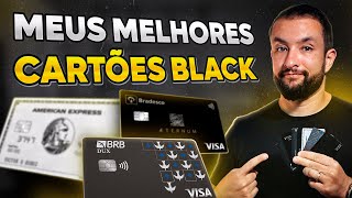 8 MELHORES CARTÕES BLACK QUE EU USO  TODOS SEM ANUIDADE [upl. by Otrevlig]