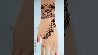 easy mehndi design cosmeticjankari mehndi youtubeshorts shorts trending viralvideo [upl. by Boiney257]