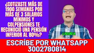 🔴CÓMO AUMENTAR LA PENSIÓN DE VEJEZ EN COLPENSIONES  AUMENTO DE PENSIÓN AL 80 EN COLPENSIONES🔴 [upl. by Lindsley]