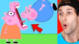 Peppa Pig and Roblox Piggy Funny Animation [upl. by Hancock178]