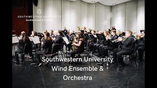 Southwestern University Wind Ensemble amp Orchestra December 3 2023 [upl. by Repsag992]