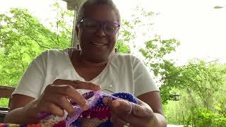 😃💜🧶 crochet with me  crochet along Pt 4 crochetwithmegranny [upl. by Proffitt]