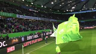 VfL WolfsburgWerder Bremen 03032019 „Immer nur Du“ [upl. by Ancell448]