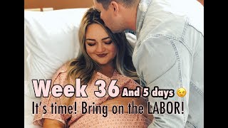 Twin Pregnancy Week 36 Laboring Time  Part I [upl. by Breban593]