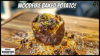 Ninja Woodfire Grill Baked Potato [upl. by Sakiv654]