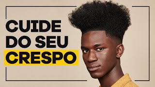 CABELO CRESPO MASCULINO 7 cuidados essenciais com Murilo Nascimento [upl. by Yot690]