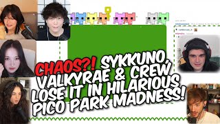 Suck Me Chaos Sykkuno Valkyrae amp Crew Lose It in Hilarious Pico Park Madness [upl. by Ruffina563]