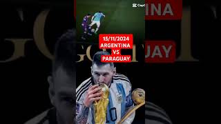 15112024 Argentina vs Paraguay matchargentina vs paraguay match [upl. by Akceber]