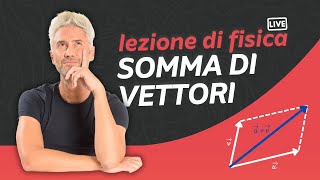 Come si sommano le grandezze fisiche vettoriali  Diretta Video  La Fisica Che Ci Piace [upl. by Lavro289]