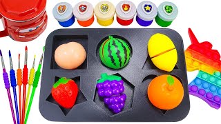 Oddly Satisfying Video  How To Make 6 Glitter EGGS From Glossy Lollipop Candy  Cutting ASMR [upl. by Senn]