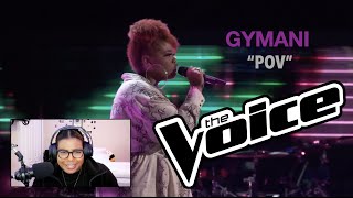 Gymani  The Voice Blind Audition 2021 REACTION [upl. by Nolyak723]