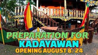 KADAYAWAN FESTIVAL preparation august 824 opening at Magsaysay davao city [upl. by Nnylsaj339]