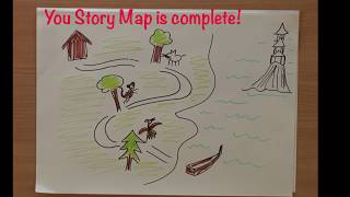 Kamishibai  How to Draw a Story Map [upl. by Ahtebat]