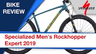 Specialized Mens Rockhopper Expert 2019 bike review [upl. by Yhtomit]