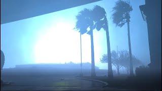 Hurricane LAURA Rakes Sulphur Louisiana 2020 [upl. by Iseabal]