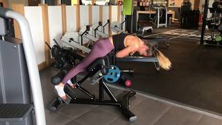 Back Extension Glute Focused Bodyweight [upl. by Bethina]