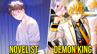 He Died But Reincarnated In His Novel As The Powerful Prince Of The Demon King  Manhwa Recap [upl. by Rolyt]