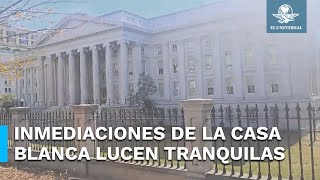 Así amanece Washington tras las elecciones presidenciales de EU [upl. by Kramnhoj956]