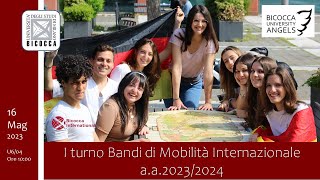 Presentazione I turno dei bandi mobilità internazionale aa20232024 [upl. by Niak297]