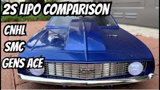 Losi 22s Drag Car Lipo Comparison [upl. by Harimas]