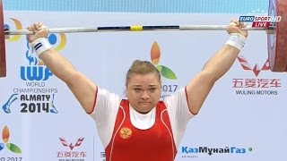 2014 World Weightlifting Championships Women 75 kg \ Тяжелая Атлетика Чемпионат Мира [upl. by Pohsib]