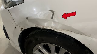 The Process Of Repairing A Dented Car From A Local Auto Mechanic [upl. by Amlet]