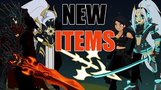 AQW New Black Friday 2024 Items  Void Angel  Cyber NeOni Set and Adimonde Dragon Slayer  More [upl. by Eibbob]