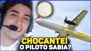 O PILOTO DO AVIÃO QUE CAIU EM VINHEDO SABIA VEJA O BILHETE QUE ELE DEIXOU ANTES DE SUA PARTIDA [upl. by Etireuqram343]