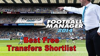 Football Manager 2014  Best Free Transfers Shortlist [upl. by Kcod]