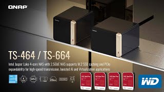 88 Terabytes of STORAGE QNAP TS464 Overview amp Setup Guide Inc 4 x 22TB WD Red Pros [upl. by Iaj651]