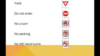 Alberta Drivers Training Part 8 Other Signs [upl. by Nyrac]