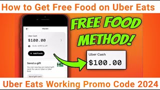 How To Get UBER EATS Working Promo Code 2024 UPDATED [upl. by Anuahsed]