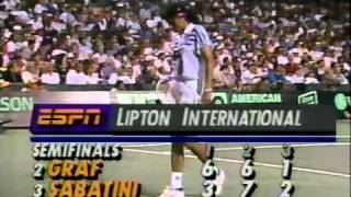 Miami 92 Sabatini vs Graf 34 [upl. by Weisberg490]