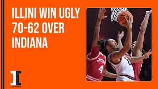 POSTGAME Illini win ugly 7062 over Indiana [upl. by Acinnej280]