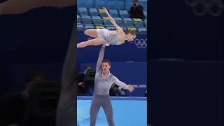 Anastasia Mishina amp Aleksandr Galliamov  Russia freestyle figure skating pair skating ice skating [upl. by Niriam414]