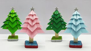 Christmas Tree Ideas 🎄 Paper Christmas Tree Making 🎄 Christmas Decoration Ideas 🎄 [upl. by Ashlie356]