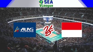 ALAS PILIPINAS VS INDONESIA  SEA VLEAGUE CHALLENGE [upl. by Anilys]