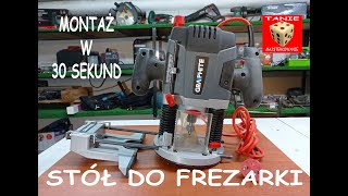 Stół do Frezarki  Montaż w 30 SEKUND  Łatwy do wykonania Projekt  New Easy Milling Machine Table [upl. by Iblok559]