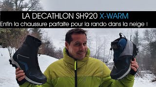 Ma recommandation chaussure de randonnée pour lhiver  La Decathlon SH 920 Xwarm [upl. by Ydennek532]