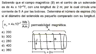 ELECTROMAGNETISMO EJERCICIO RESUELTO [upl. by Smoht]