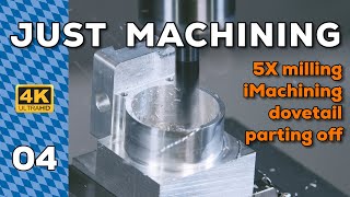 CNC machining a customer part  Hermle C400  SolidCAM  iMachining  trochoid  TPC [upl. by Nealah367]