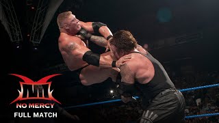 FULL MATCH  Brock Lesnar vs Undertaker  WWE Title Biker Chain Match WWE No Mercy 2003 [upl. by Ahsykal]