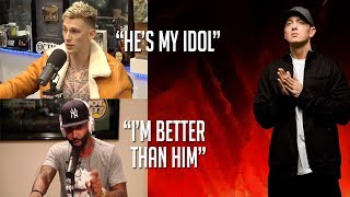 Celebrities Talk About Eminem MGK Joe Budden Snoop Dogg Logic amp more [upl. by Sauder988]