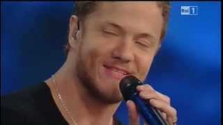 Sanremo 2015  Imagine Dragons  Prima serata 10022015 [upl. by Jari544]