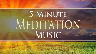 5 Minute Meditation Music  with Earth Resonance Frequency for Deeper Relaxation [upl. by Thetis]