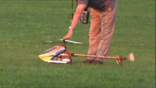 GAS POWERED RC HELICOPTER [upl. by Boorer]