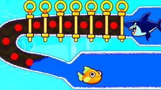 save the fish  pull the pin level android game save fish pull the pin  Mobile Game [upl. by Hirsch]